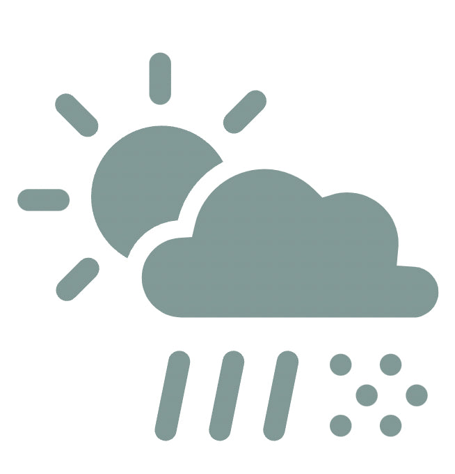 Weather elements icon representing Creative Mines performance in different weather conditions